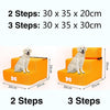 FurBuddy Pet Steps- 2 or 3 Stairs for Small Dogs or Cats