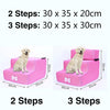 FurBuddy Pet Steps- 2 or 3 Stairs for Small Dogs or Cats